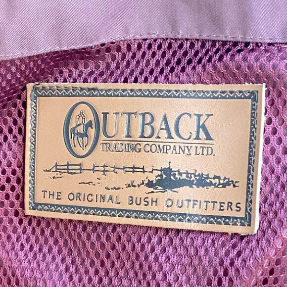 Outback Trading Co Dark Burgundy Coloured Lightweight Hiking Jacket S - Picture 4 of 13